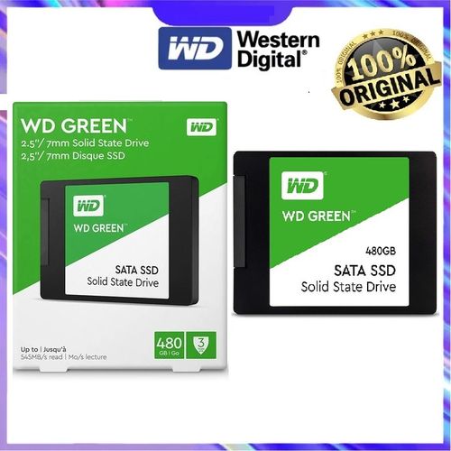 Disque dur WD Green 480Go SSD 2.5 SATA 