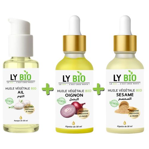 product_image_name-LY BIO-PACK HUILE AIL 50ML - POMPE + HUILE OIGNON 50ML - PIPETTE + HUILE SESAME 50ml - PIPETTE-1