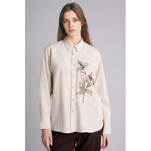 product_image_name-Defacto-قميص كم طويل مخطط قصة مريحة برقبة قميص-5