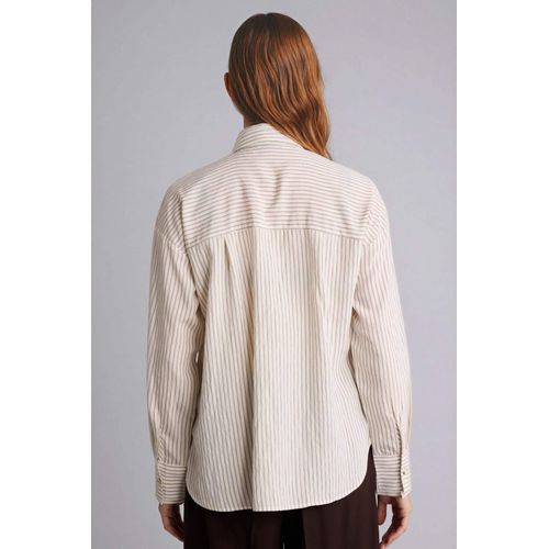 product_image_name-Defacto-قميص كم طويل مخطط قصة مريحة برقبة قميص-7