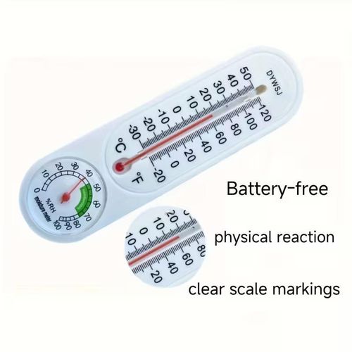 product_image_name-Generic-Thermomètre hygromètre mural intérieur/extérieur - Plastique ABS durable, aucun assemblage requis-2