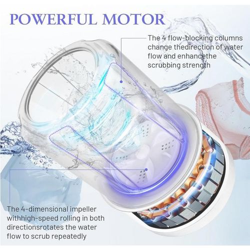 product_image_name-Generic-Mini Machine à Laver Pliable Portable sans Fil – Lave-linge Compact pour Sous-Vêtements et Chaussettes, Idéal Petits Espaces et Voyage-2