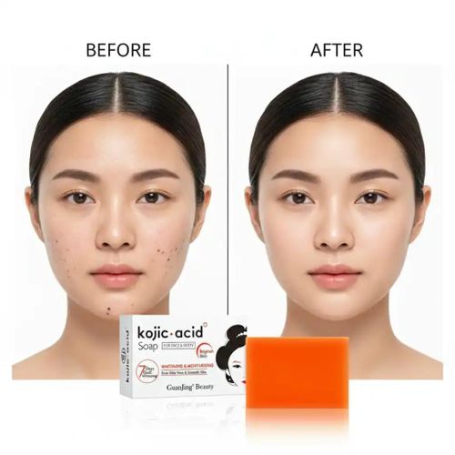 product_image_name-Guanjing-Savon A l'acide kojique pour le visage et le corps – Savon Eclaircissant et correcteur de taches brunes-1