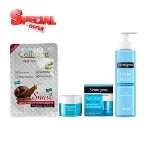 product_image_name-Neutrogena-Gel nettoyant 200ml + Aqua gel Hydro Boost 50 ml & masque collagène -1
