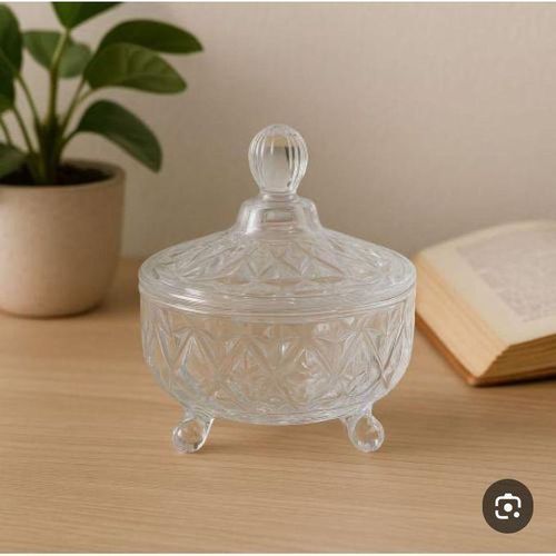 product_image_name-Generic-Pot Décoratif avec Couvercle – Verre Clair-5