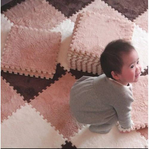 Generic tapis puzzle chambre enfants en peluche bébé tapis de jeu