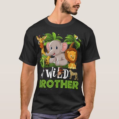 product_image_name-Generic-T-shirt Brother of the Wild Zoo Birthday Safari Jungle-1