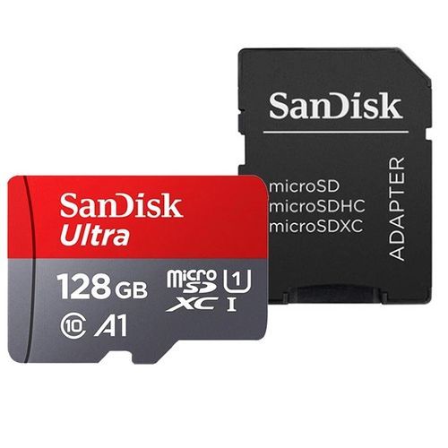 Carte Mémoire SanDisk 128GB - MicroSD Rapide et Performant