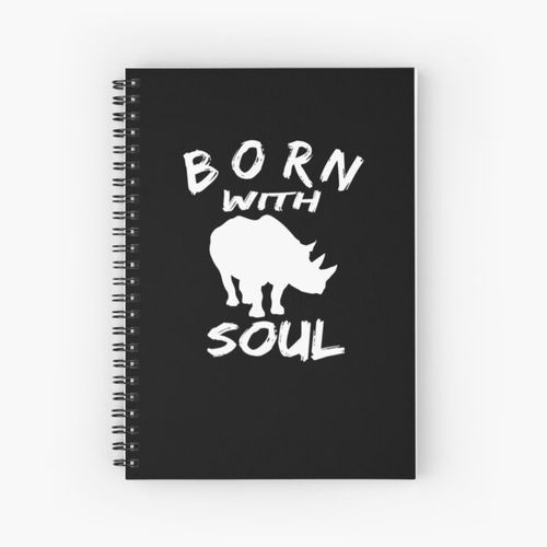 product_image_name-Generic-BORN WITH RHINO SOUL 2 Spiral Notebook Bloc note-1