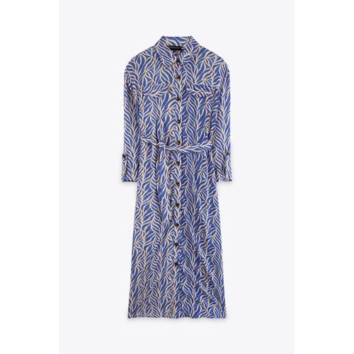 Marwa Robe Longue Avec Bouton Bleu a prix pas cher Jumia Maroc