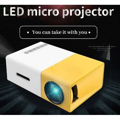 Generic Projecteur vidéo compact LED avec prise en charge HDMI 1080P à prix  pas cher