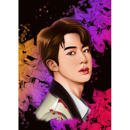 product_image_name-Generic-Bts jin  Style 4 Poster Chambre Haute Qualité-1