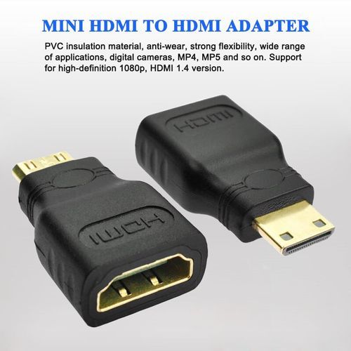 Generic Mini HDMI vers HDMI femelle connecteur convertisseur adaptateur  Caméra TV LCD à prix pas cher
