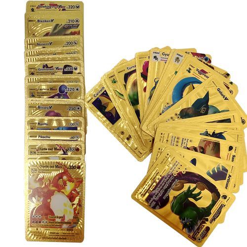 Generic Pack 10 cartes dorée pokémon /GOLD FIRST EDITION à prix pas cher