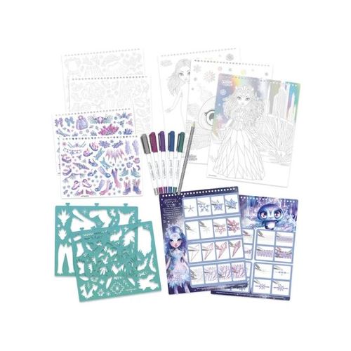 product_image_name-Generic-Nebulous Stars Cahier de croquage de 30 pages à dessiner avec pleins accessoires - Jeu créatif de fille-4