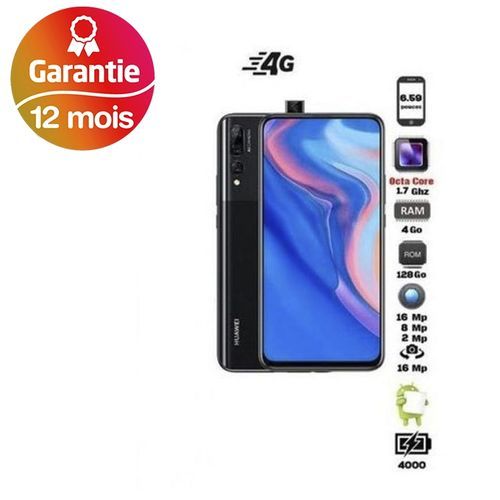 Huawei Huawei Y9 Prime 2019, 6.59’’, 4Go, 128Go - Noir Obscur - Garantie 1 an