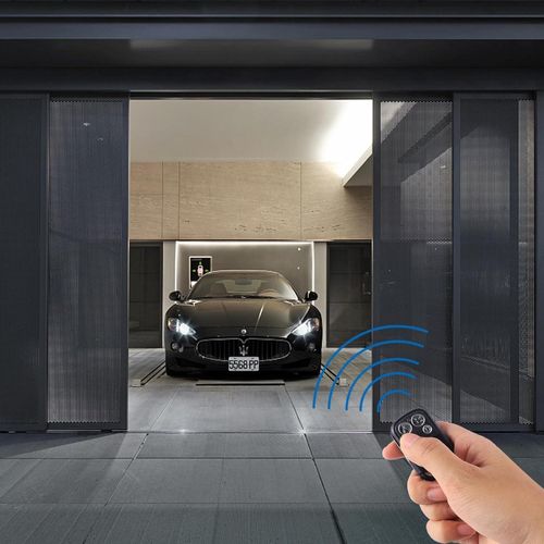 product_image_name-Generic-Lot de 2 Télécommandes pour Porte de Garage/Portail Alarme 433 MHz Argent-6