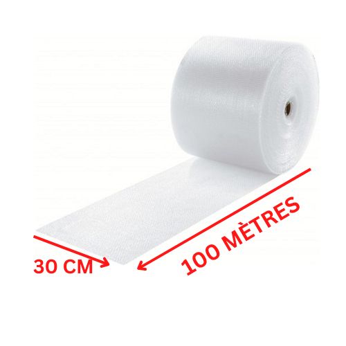 Generic Rouleau De Papier Bulles 30cm x 100 M Emballage protection de Vos  Objets Fragile à prix pas cher