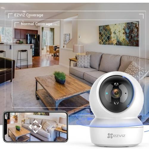 Ezviz Caméra Surveillance Wi-Fi Full HD rotative 360° avec auto-tracking  C6N à prix pas cher