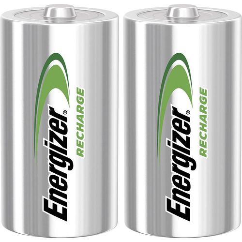 2 Piles Rechargeables Energizer Power Plus 2500mAh D / HR20