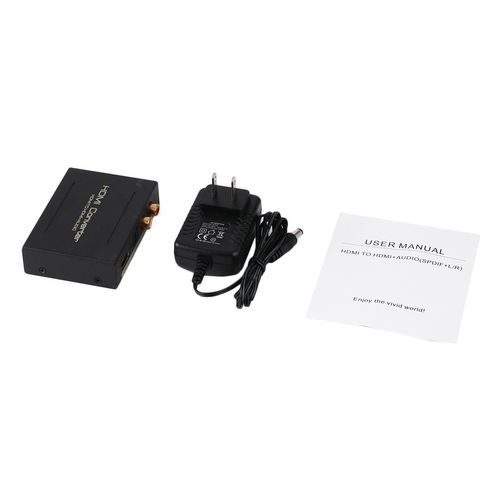 HDMI Audio Extractor Splitter To SPDIF RCA Stereo L/R Analog Output Converter