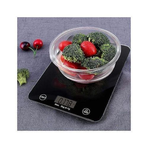 product_image_name-Generic-Balance de Cuisine Numérique Haute Précision – Écran LCD et Plateau en Verre Trempé-1
