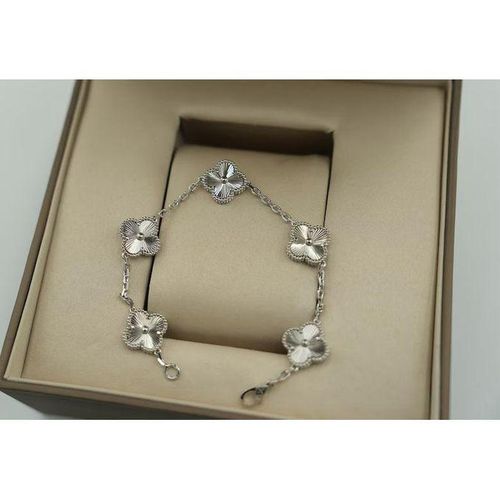 Generic Bracelet trèfle Guillioche - image 3