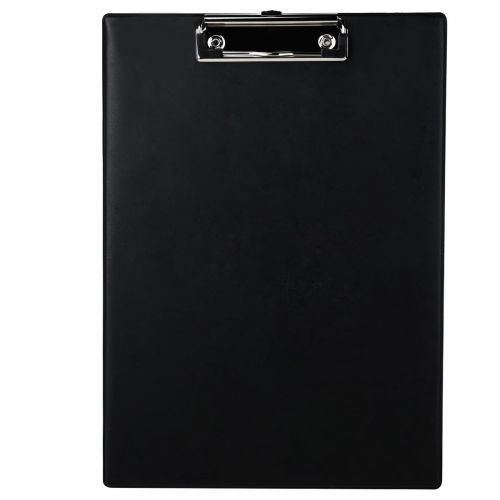Porte-documents A4 Avec Double Clip - 2 Pièces Noire Et Blanche - Pliable 360°, Pour Bureau Ou école