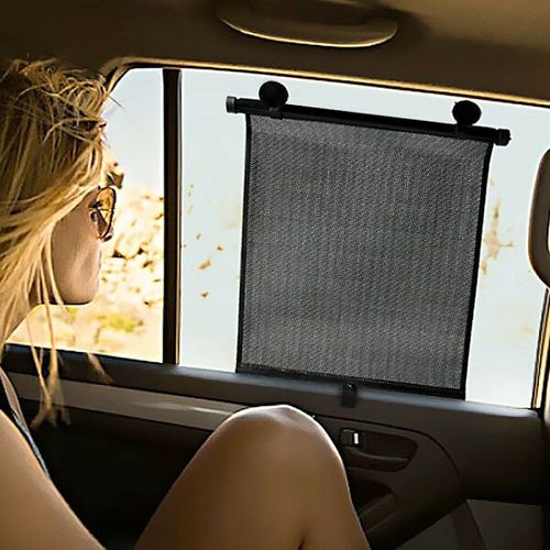 Pare-soleil de vitre latérale arrière de voiture pare-soleil Stores de  fenêtre auto Pare-soleil Pare-soleil de fenêtre latérale de voiture  rétractable