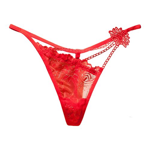 Generic String en dentelle transparent sexy tongs bikini sous vetement femme a prix pas cher Jumia Maroc