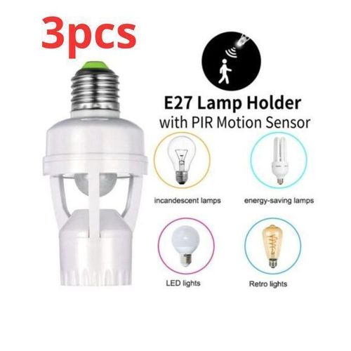 product_image_name-Generic-Pack de 3 Lampes LED avec Capteur de Mouvement PIR pour Éclairage Intérieur-1