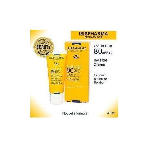 product_image_name-Isis Pharma-Crème Solaire SPF80 40ml Uveblock Ecran Invisible Protection Extrême-1
