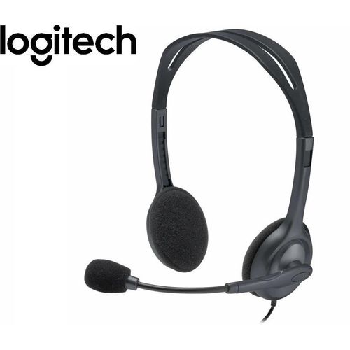 product_image_name-Logitech-H111 Casque Professionnelle stéréo avec microphone antibruit, prise audio 3,5 mm, compatible PC/Mac/ordinateur portable/smartphone/tablette - Noir-1