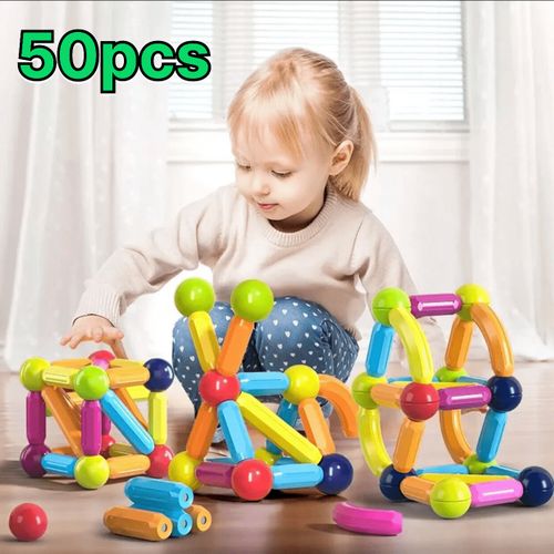 Generic jouets magnétiques,jeu éducatif qui développe l'intelligence des  enfants,50PCS à prix pas cher