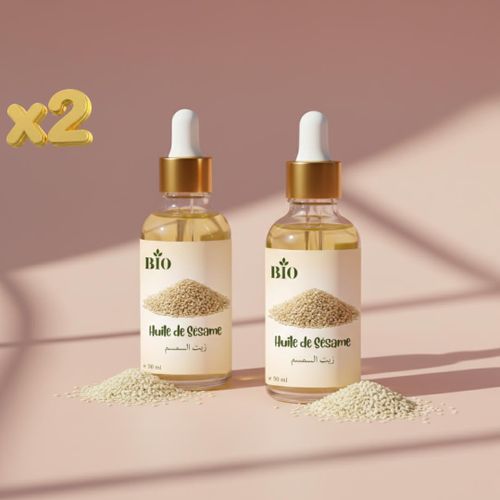 product_image_name-Bio-Pack x2 Huile de Sesame 50 ml Soin Peau et Massage-1