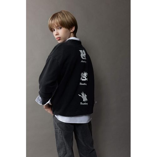 product_image_name-Defacto-سويت شيرت اولاد اوفر سايز مطبوع برقبة مستديرة-1