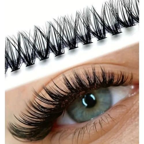 product_image_name-Generic-2 pcs Faux cils naturels num 11mm 6d-3