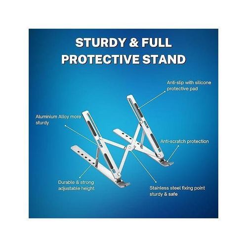 product_image_name-Generic-Support pour ordinateur portable en aluminium, support pliable-2