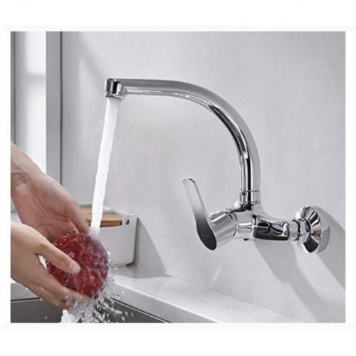 Generic Robinet Mitigeur cuisine mural , eau chaude et froide