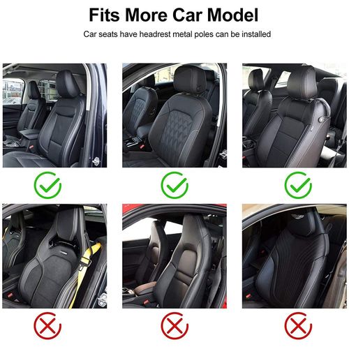 Repose-Tête Voiture Ajustable Avec Mousse à Mémoire - Cale-Tête Enfant Et Adulte Pour Voyages Confortables