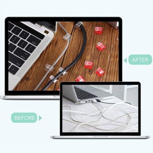 product_image_name-Generic-20 pièces Organisateur de câble, support de cordon auto-adhésif pour la gestion des câbles-3