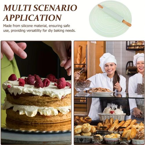 product_image_name-Generic-Tapis de Pétrissage Silicone avec Rouleau de Cuisine-8