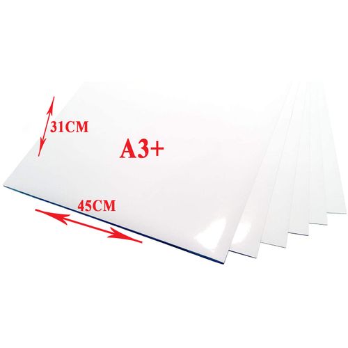 Generic 50 feuilles Papier Autocollant brillant A3+(45x31cm) à