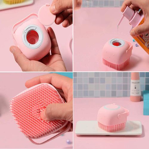 Generic Brosse En Silicone Magique Pour le Bain Douche Serviette Dos  Nettoyage Bleu à prix pas cher