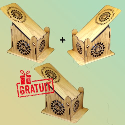 product_image_name-Generic-2 + 1 Gratuit support de téléphone Artisanal en bois.-2