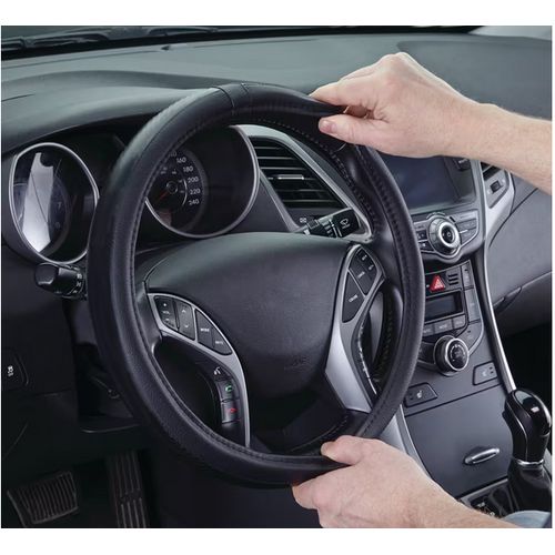 Generic Housse de Volant de Voiture en Silicone,Couverture Cache volant  Voiture Noir à prix pas cher