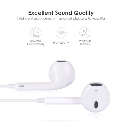 Écouteurs IPhone Lightning Intra-Auriculaires Ecouteurs Pour iPhone Avec Micro &amp; Télécommande iPhone 7/7 Plus/ 8/ 8Plus/ X/XS/XS Max/XR