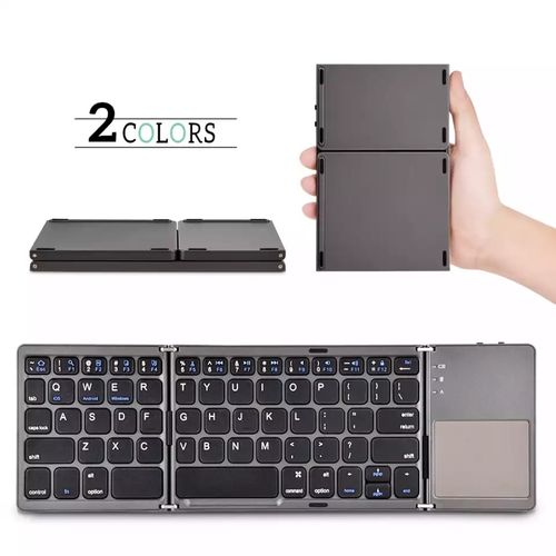 Generic Mini-clavier pliable Portable sans fil, Bluetooth à prix pas cher