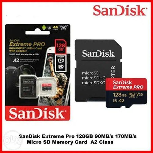 product_image_name-Generic-Sandisk Carte memoire microSDXC Extreme Pro 128GB jusqu'à170 Mo/s+Adaptateur SD Avec Performances Dronee Applicatives A2 Classe10,U3,V30-4