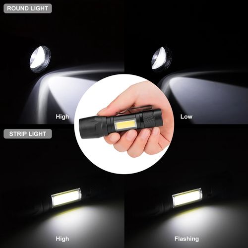 Generic lampe de poche LED torche Zoomable Super lumineux étanche de  travail pour l'urgence à prix pas cher